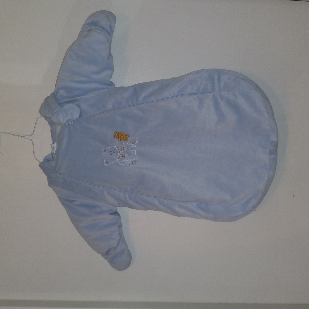 Infants Baby Blue Carbag Snowsuit